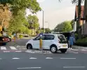 Auto vast op vluchtheuvel