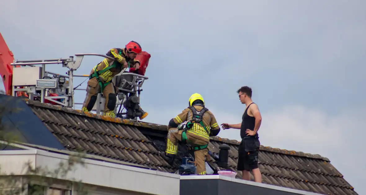 Brand op dak van woning door werkzaamheden - Foto 5