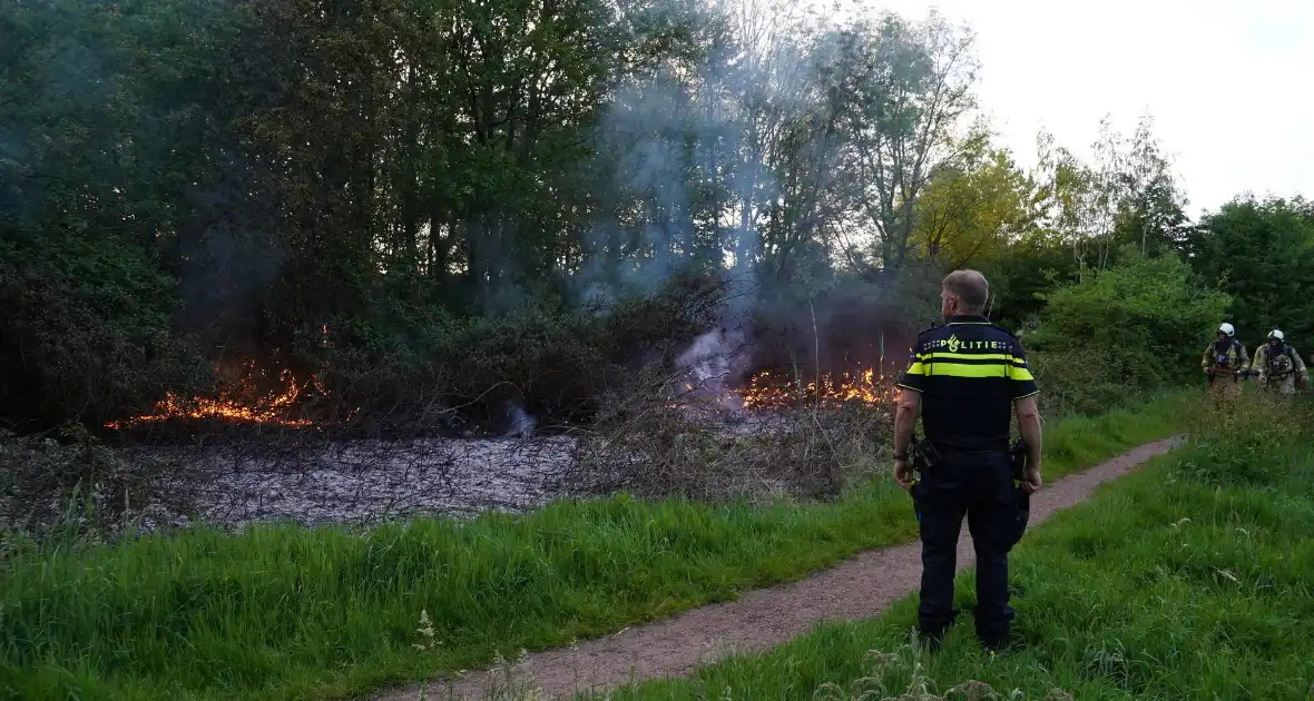 Tientallen vierkante meters natuurgebied verwoest door Brand