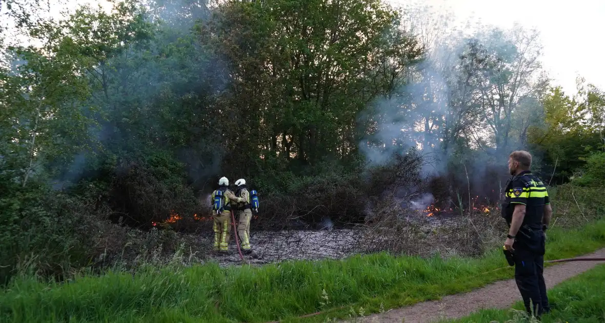 Tientallen vierkante meters natuurgebied verwoest door Brand - Foto 1