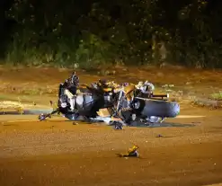 Motorrijder gewond na val bij kruising