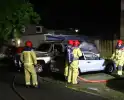 Flinke schade na brand in geparkeerde auto