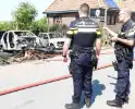 Twee voertuigen afgebrand tijdens werkzaamheden