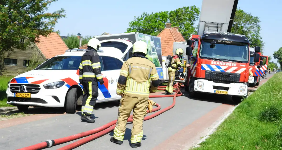 Twee voertuigen afgebrand tijdens werkzaamheden - Foto 13