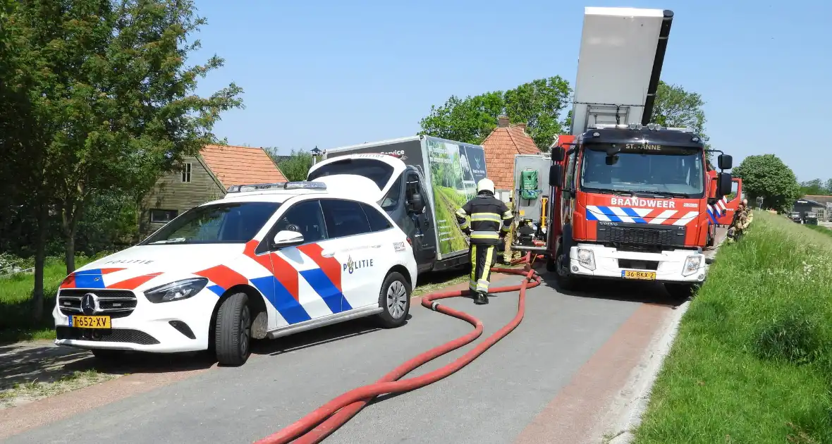 Twee voertuigen afgebrand tijdens werkzaamheden - Foto 7