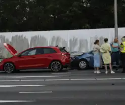 Meerdere gewonden na botsing tussen auto's op afrit