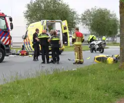 Motorrijder overleden na botsing met auto