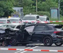 Ravage na frontale aanrijding