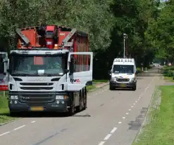 Voetganger zwaargewond bij ongeval met vrachtwagen