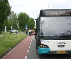 Fietser gewond bij aanrijding met lijnbus