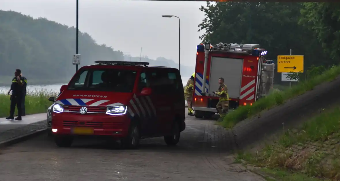 Grote zoekactie na vermist persoon in kanaal