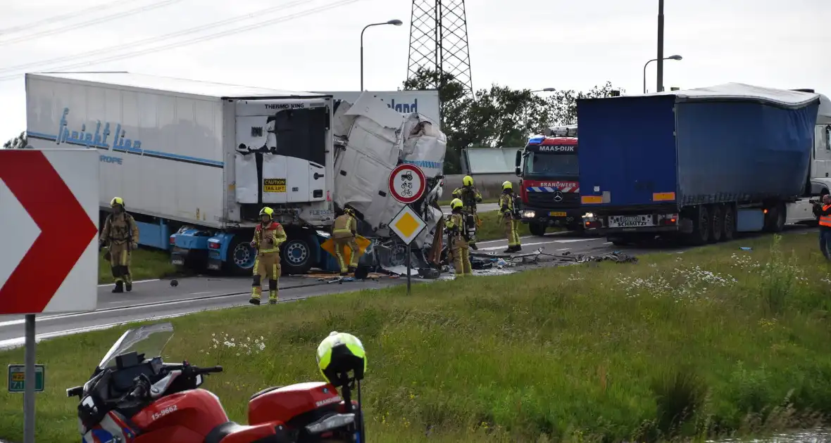Zeer ernstig ongeval met vrachtwagen - Foto 1