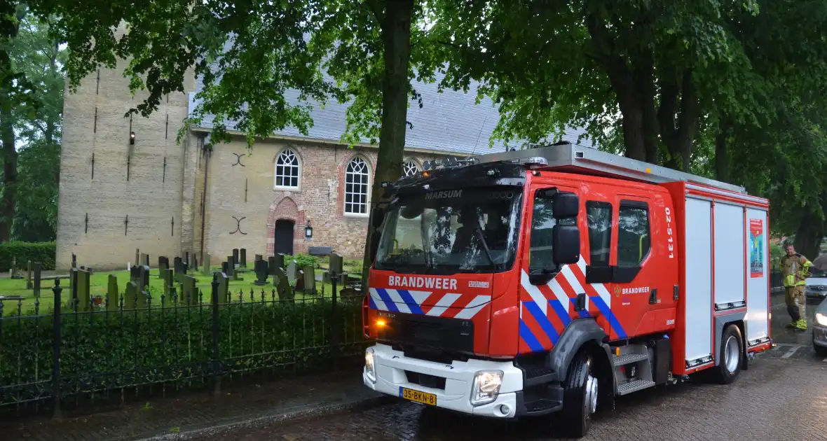 Brandweer ingezet voor brandmelding bij kerk - Foto 2