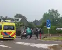 Scooterrijdster gaat onderuit en raakt gewond