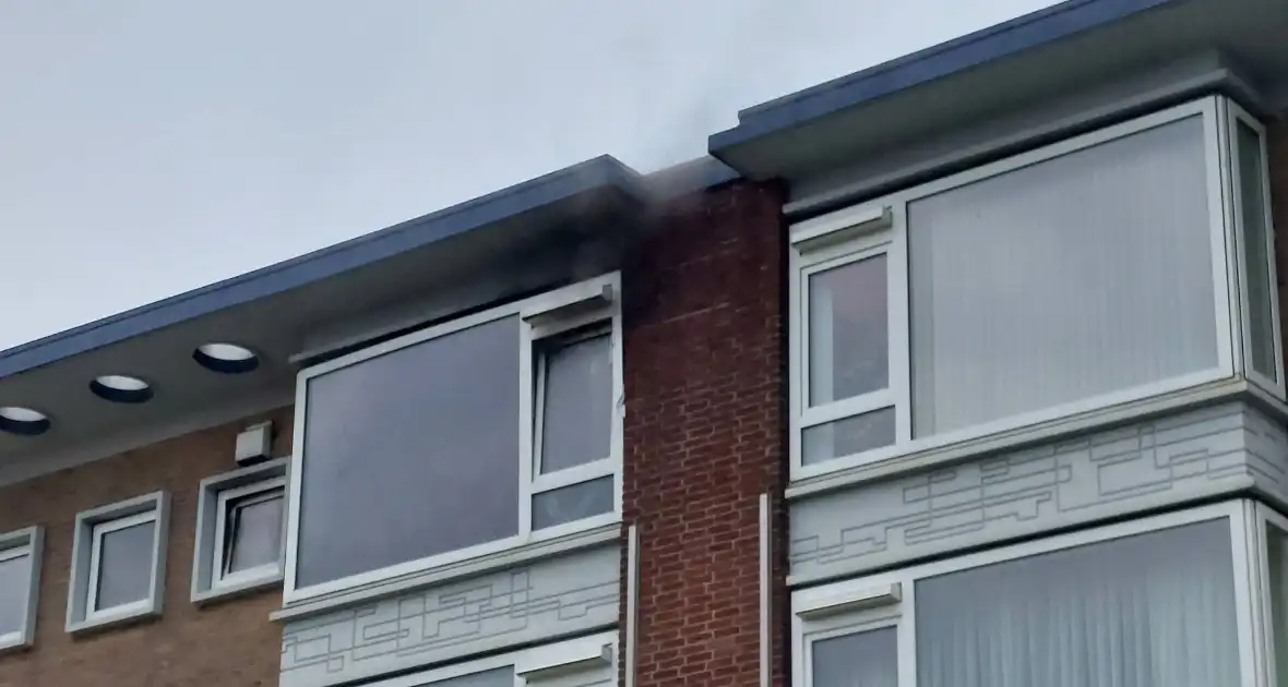Flinke rookontwikkeling bij brand in flat - Foto 1