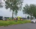 Overstekende scooterrijder aangereden