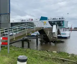 Tanker ramt steiger, steiger volledig verwoest