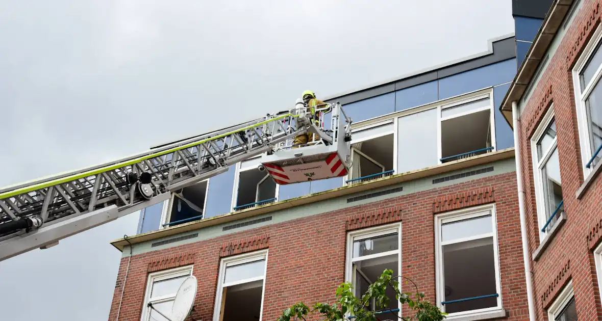 Persoon gered bij uitslaande brand