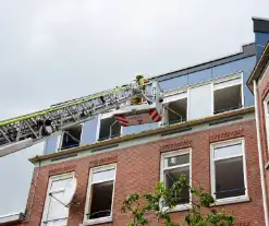 Persoon gered bij uitslaande brand