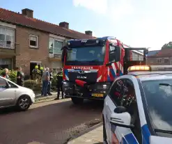 Brandweer aanwezig vanwege vergeten pan op vuur