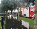 Brandweer pompt overtollig water weg