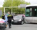 Tram in botsing met personenauto