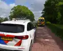 Scooter gewond na valpartij
