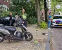 Scooterrijder crasht tegen boom en raakt gewond