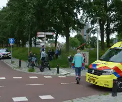 Fatbiker komt ten val na aanrijding met auto