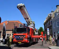 Brandweer aanwezig voor vogelnest