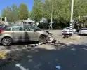 Forse schade bij aanrijding tussen twee auto's