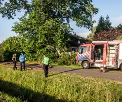 Veel schade na brand in schuur