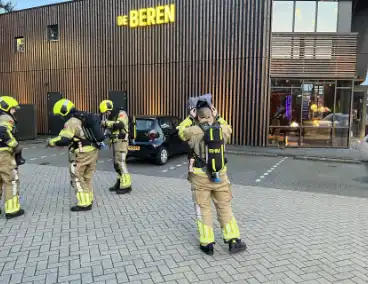 Brand in opslag van restaurant de Beren