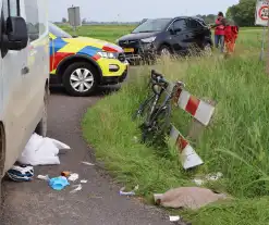 Wielrenner gewond bij botsing met bestebus