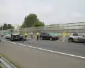 Fikse schade bij kop-staartbotsing op snelweg