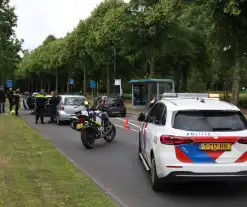 Automobiliste gewond bij kop-staartbotsing