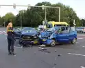 Forse schade bij botsing meerdere voertuigen