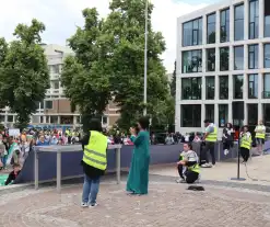 Veel demonstranten bij Pro Palestina demonstratie