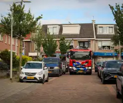 Brandweer ventileert woning na vergeten pannetje op het vuur