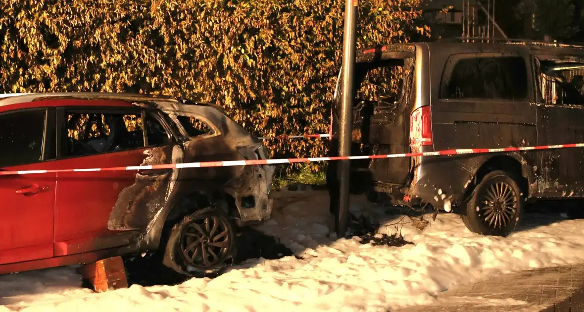 Drie voertuigen verwoest door vlammenzee - Foto 12