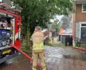 Uitslaande brand verwoest schuur