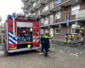 Brandweer blust keukenbrand in flatwoning