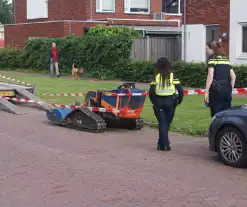 Gewonde na ongeval met remote controlled grasmaaier