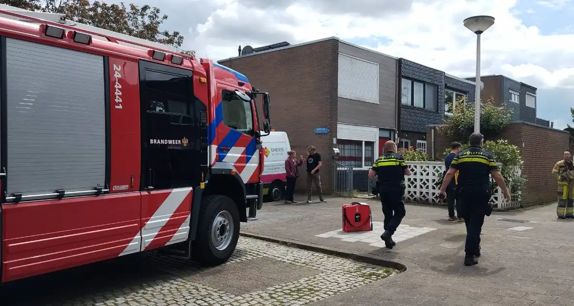 Gaslekkage tijdens werkzaamheden in een woning kerkrade