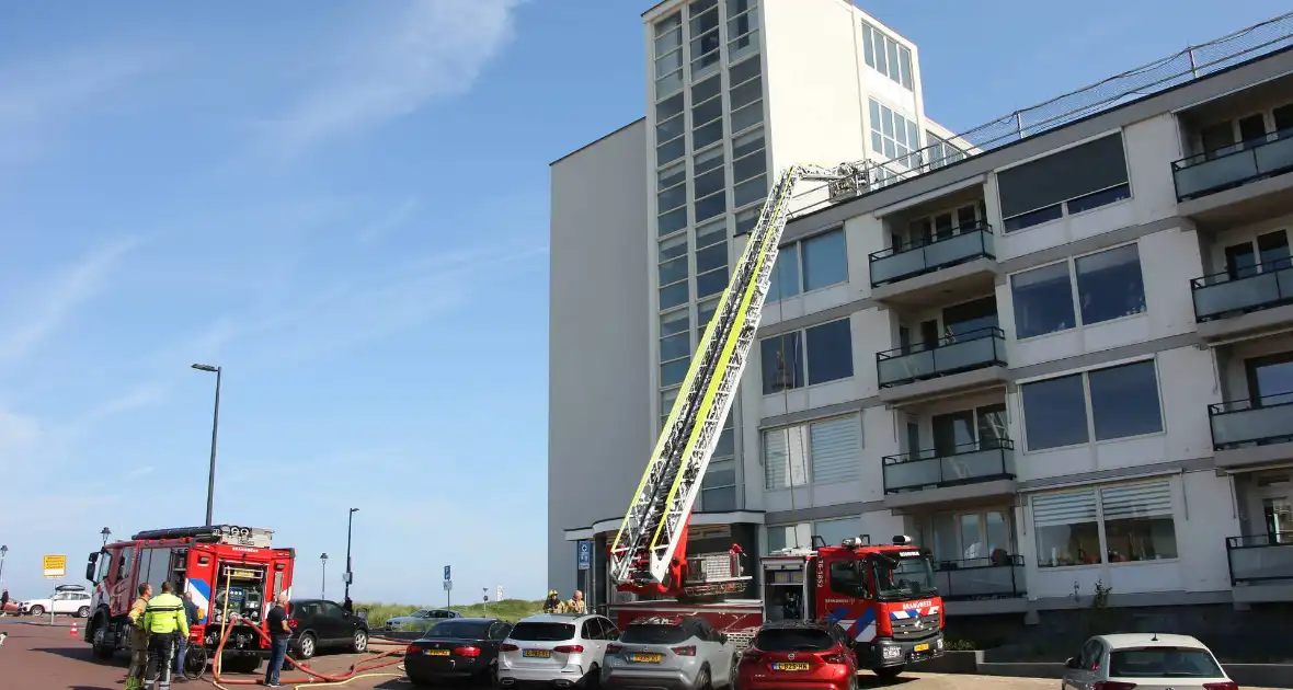 Brand in spouwmuur