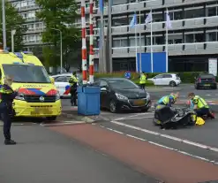 Scootmobieler aangereden door automobilist