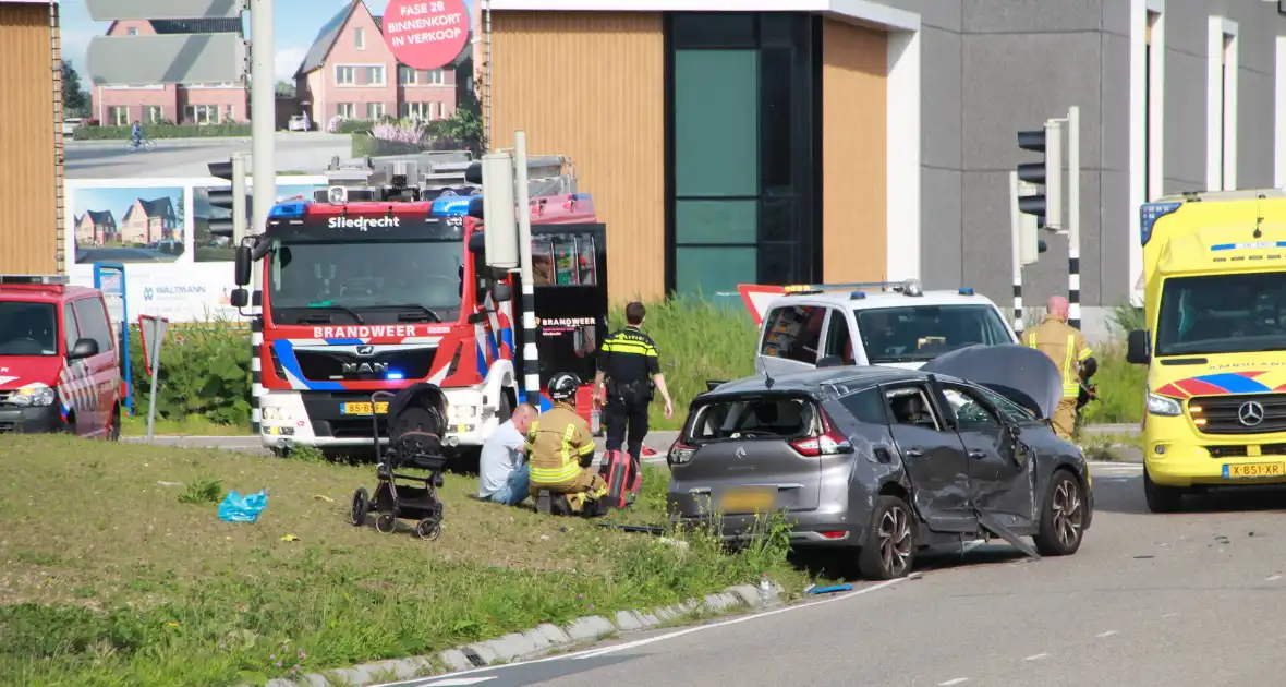 Grote ravage na ongeval