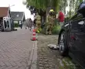 Traumateam ingezet voor auto op zijkant