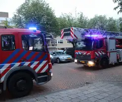 Brand in appartementen complex