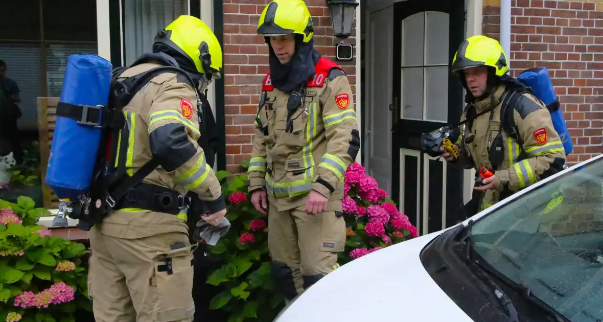 Brandweer aanwezig voor koolmonoxide melding in woonhuis